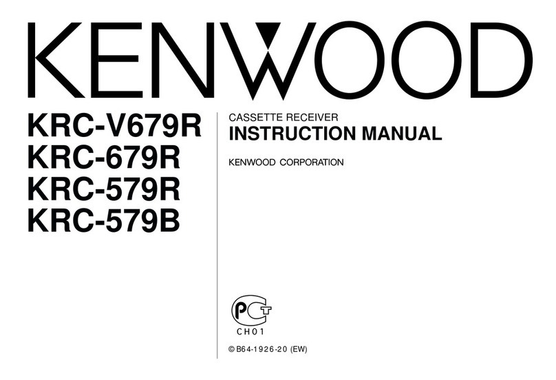 Kenwood KRC-579B instruction manual
