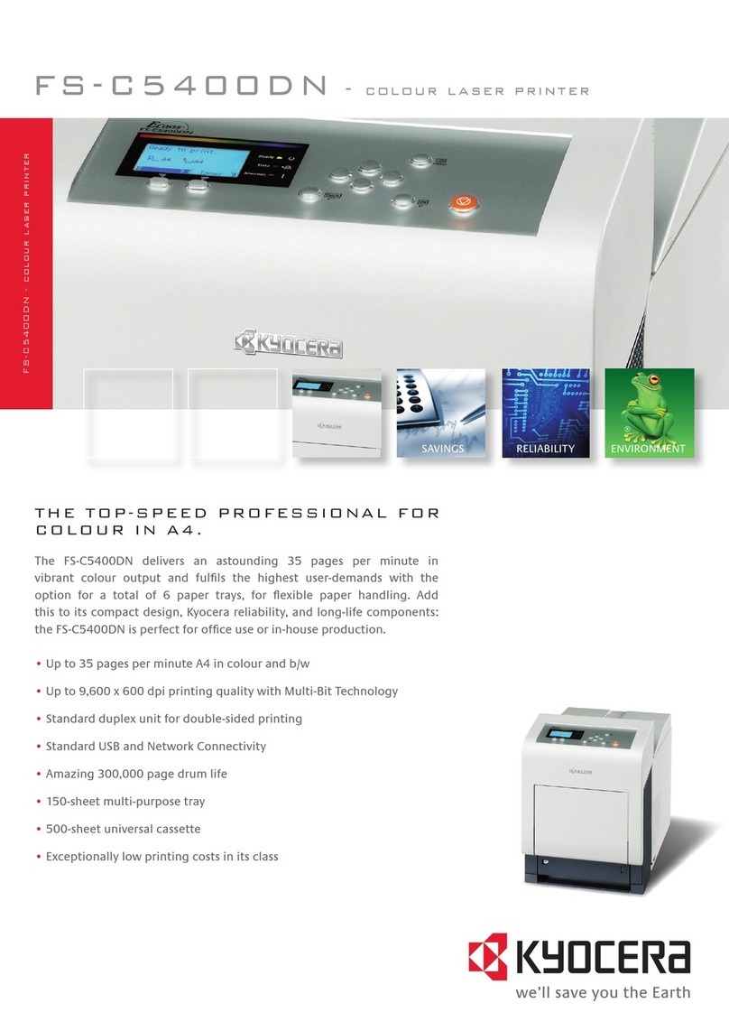 Kyocera ECOSYS FS-C5400DN Specifications