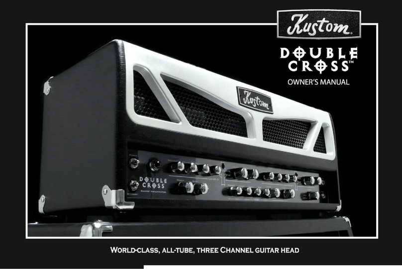 Kustom Double Cross none User manual