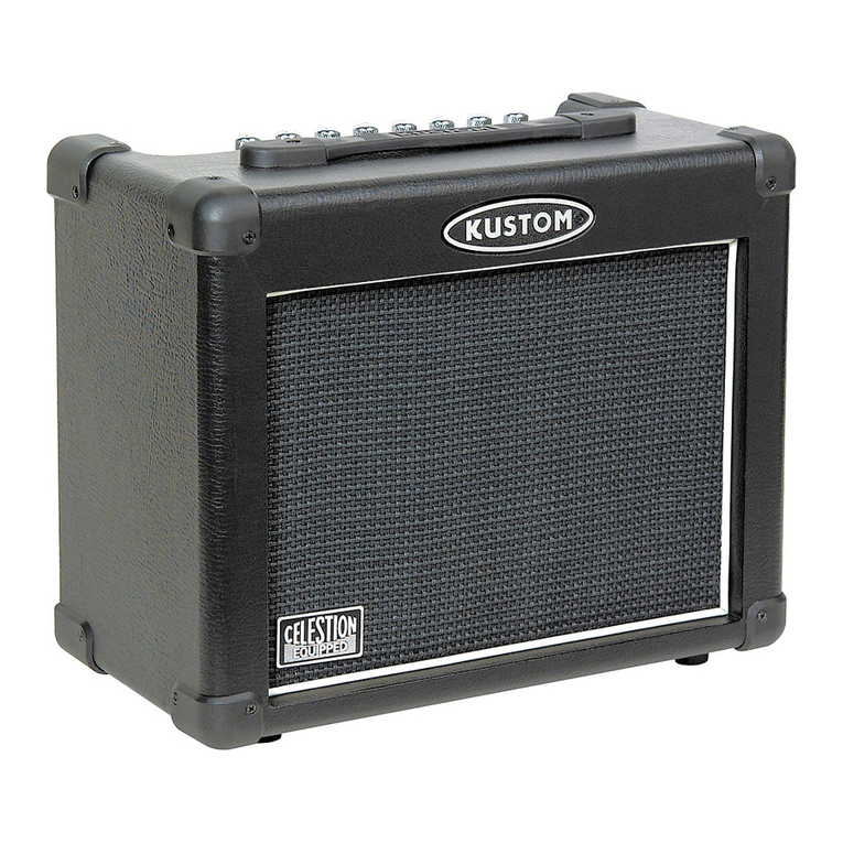 Kustom Arrow 16DFX owner's manual