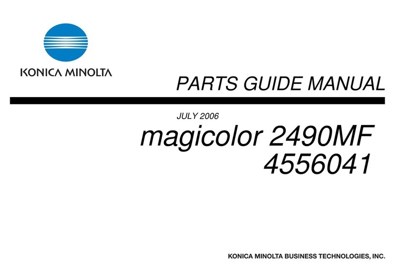 Konica Minolta Magicolor 2490 MF Parts guide