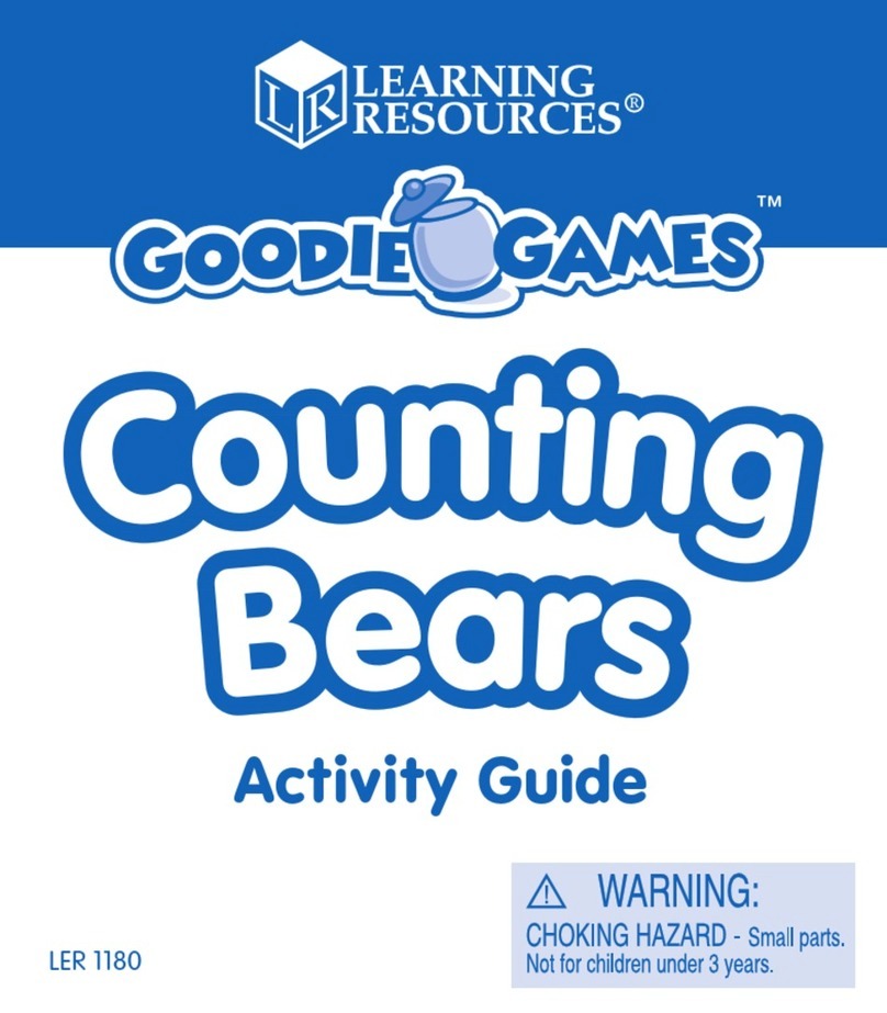 Learning Resources Goodie Games LER 1180 User manual Learning Resources Goodie Games LER 1180 User manual