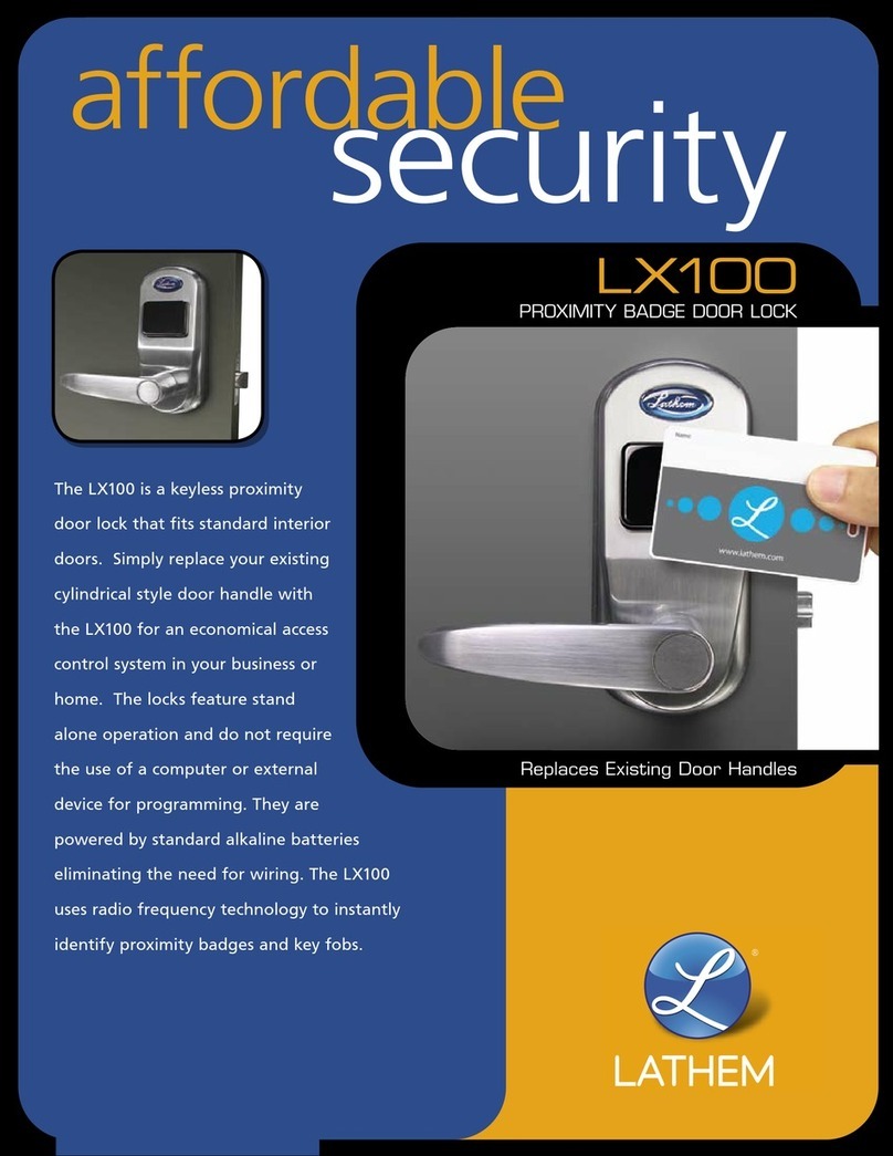Lathem LX100 brochure