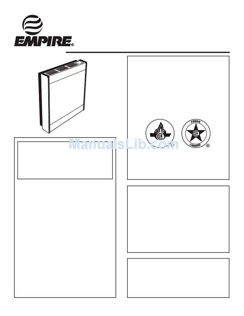 Empire Comfort Systems MV 130 owner's manual