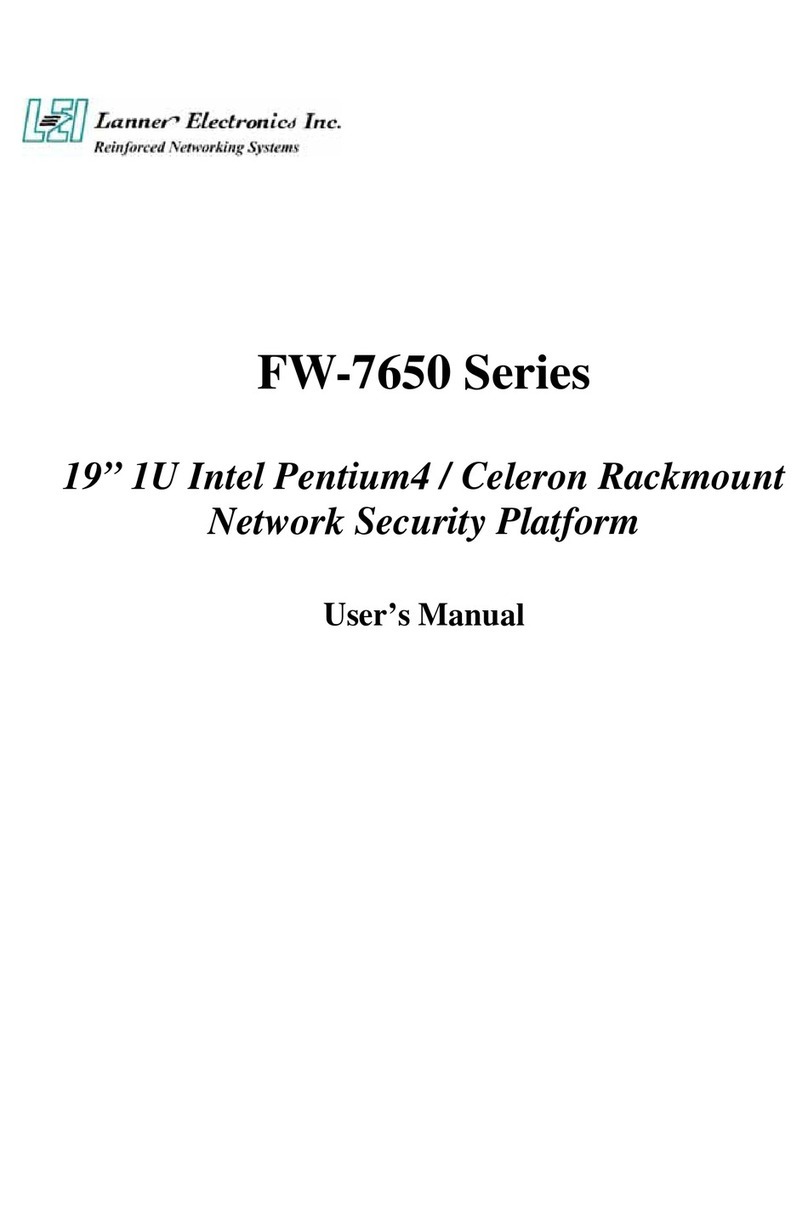Lanner electronics FW-7650 Series user manual