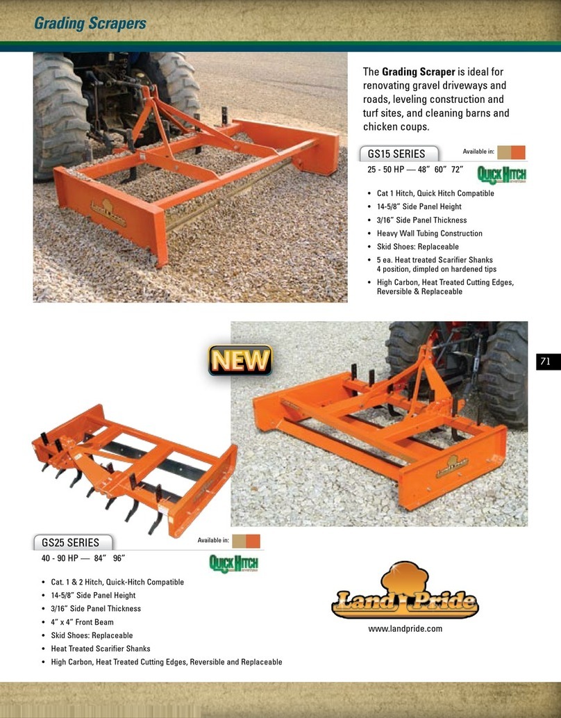 Land Pride GS25 Series Features