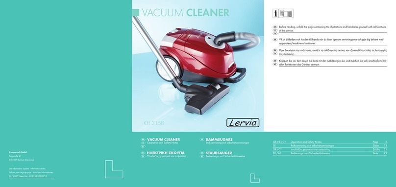 Lervia LERVIA KH 3158 Operation and safety notes Lervia LERVIA KH 3158 Operation and safety notes