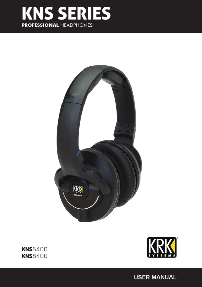 KRK KNS KNS6400 user manual