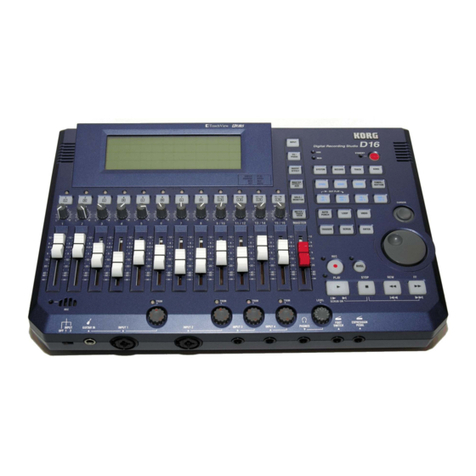 Korg D16 owner's manual