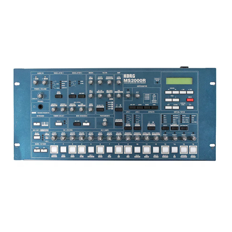 Korg MS2000R User manual