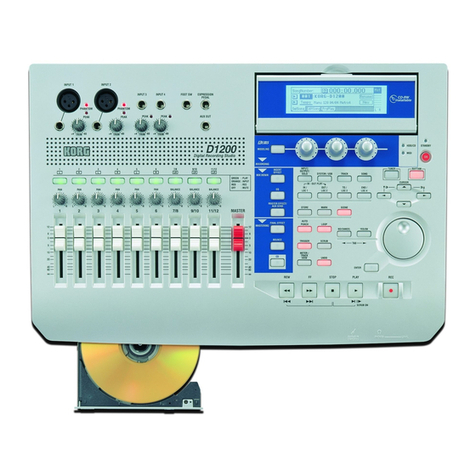 Korg D1200 mkII User manual