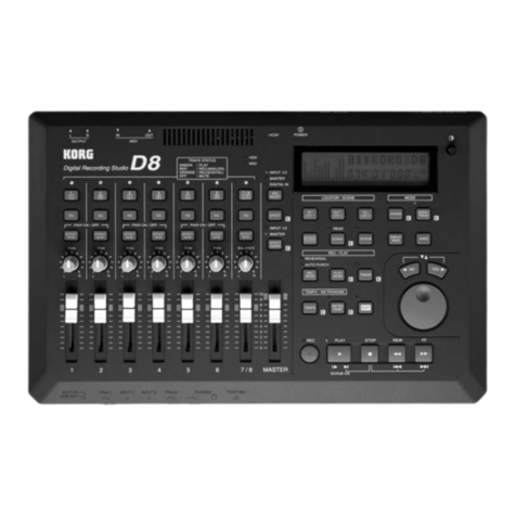 Korg D8 owner's manual