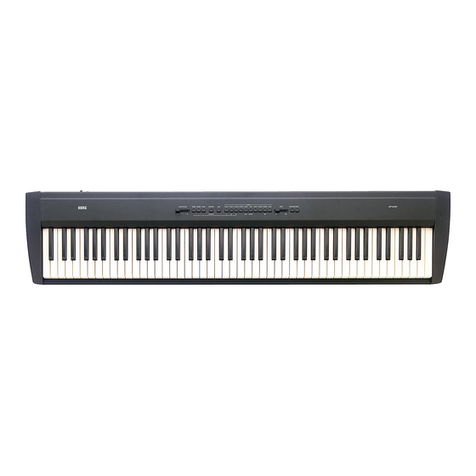 Korg SP-200 User manual Korg SP-200 User manual
