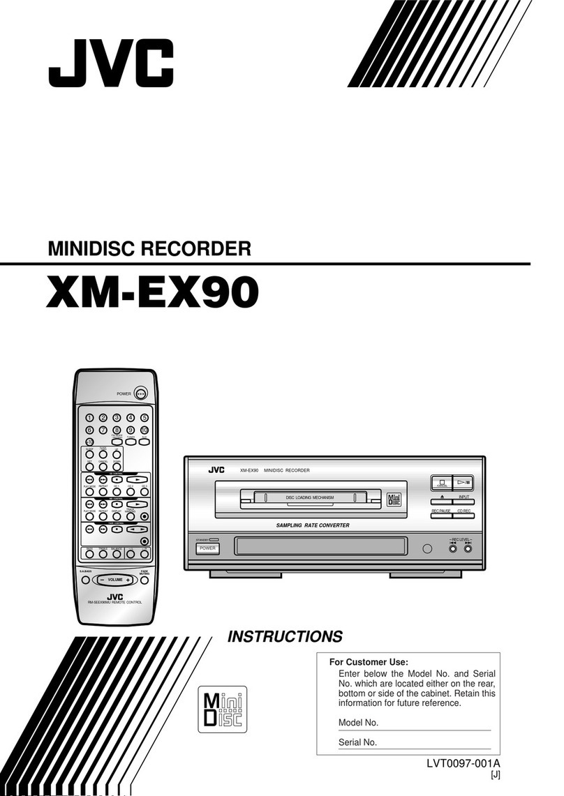 JVC XM-EX90 User manual
