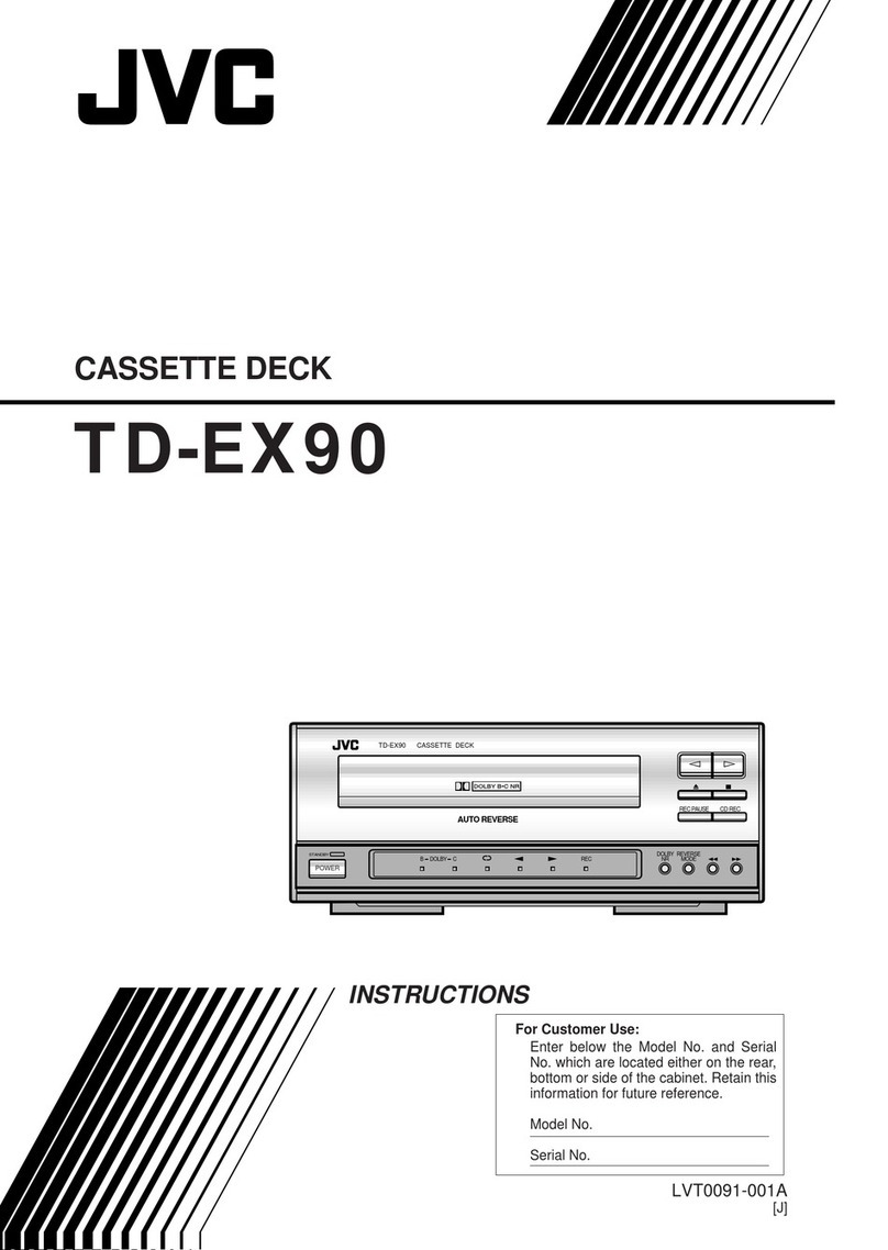 JVC TD-EX90 User manual