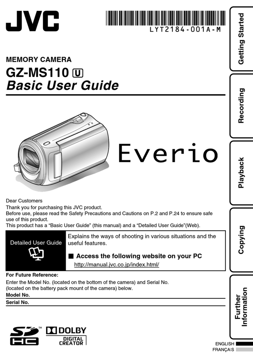 JVC Everio GZ-MS110U User manual