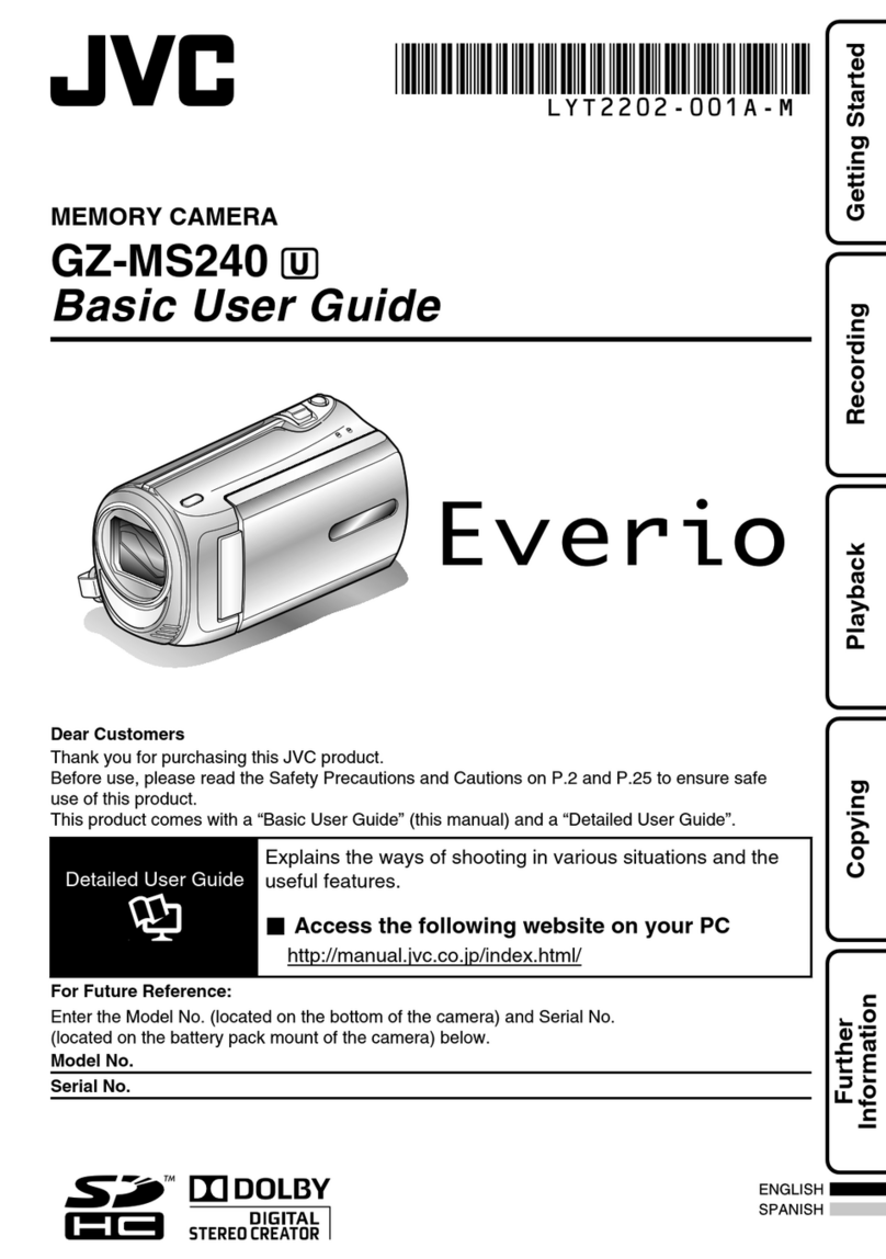 JVC Everio GZ-MS240 User manual JVC Everio GZ-MS240 User manual