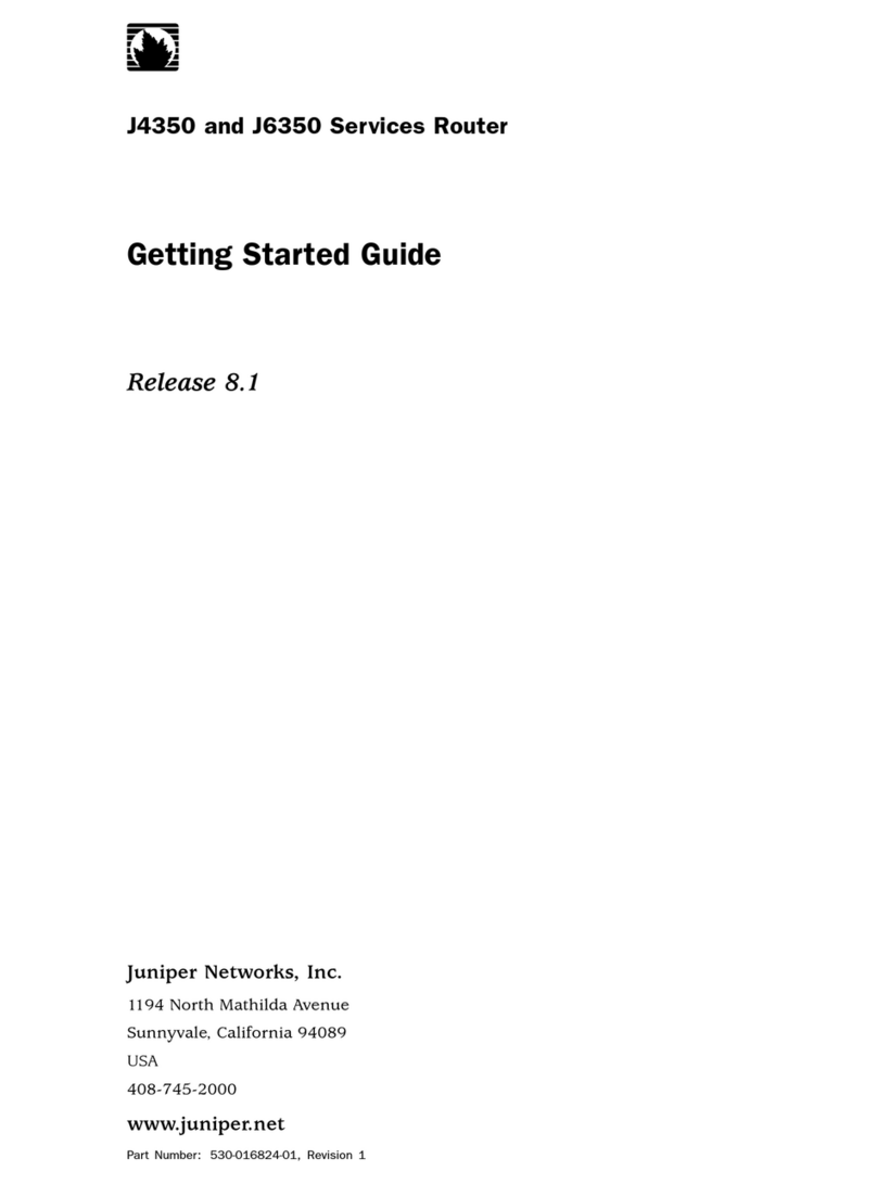 Juniper J4350 User manual