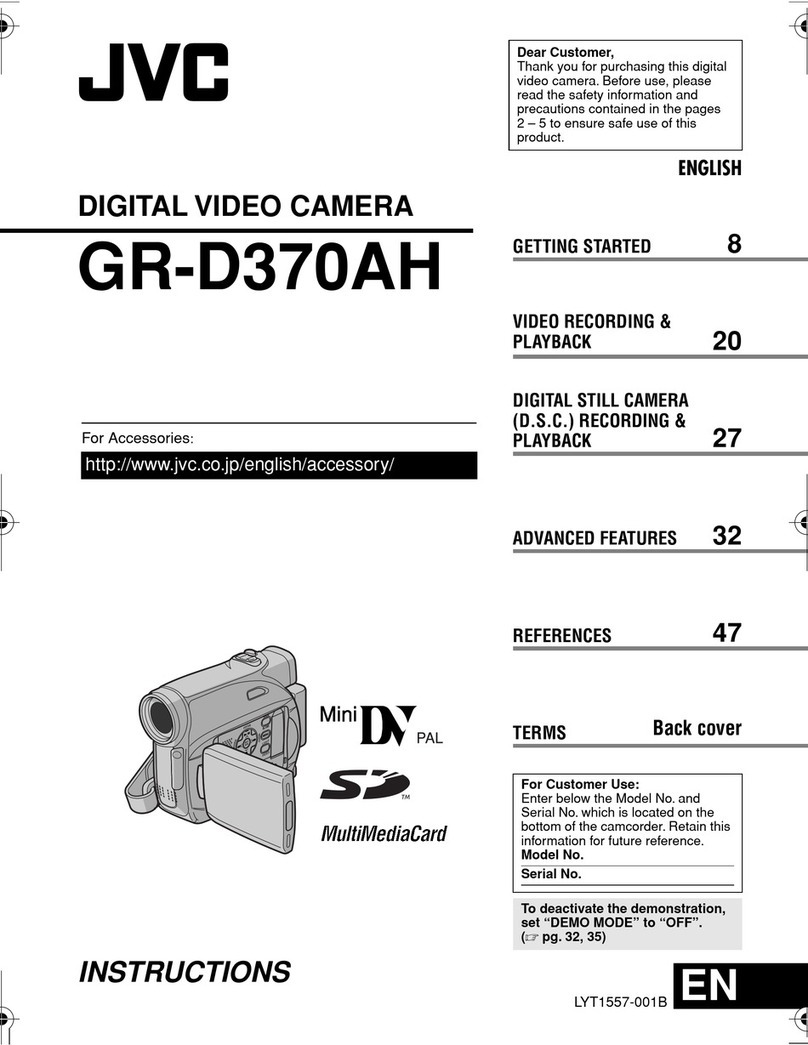 JVC GR-D370AH User manual