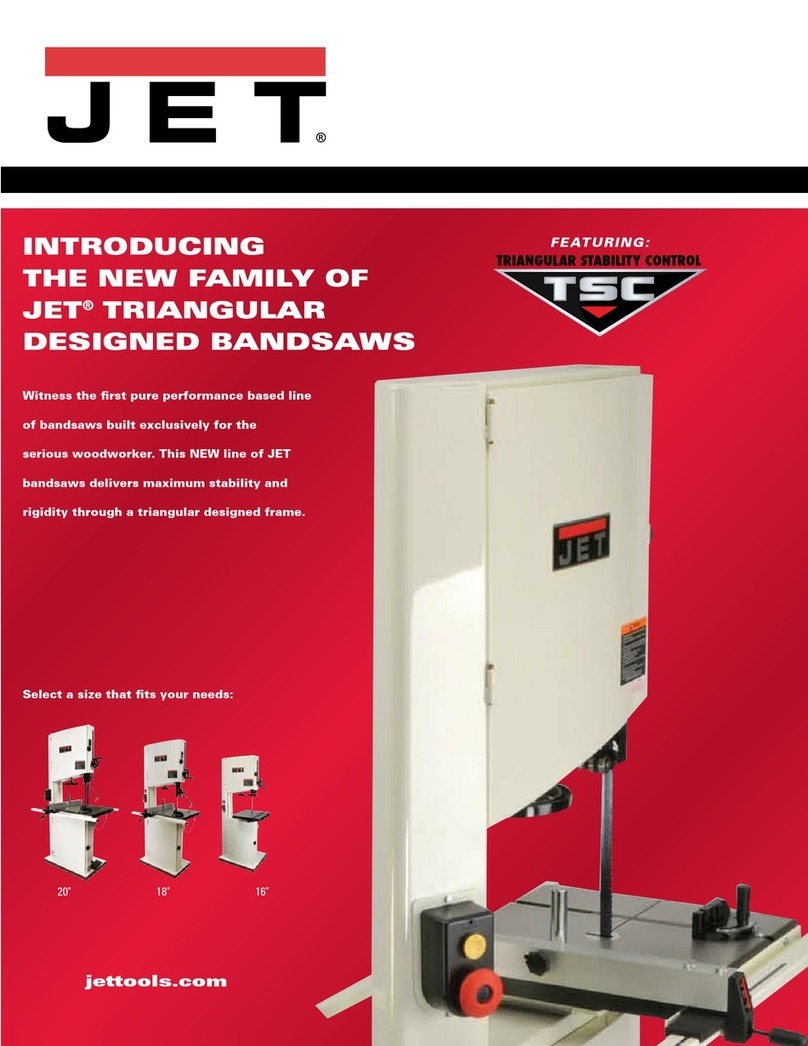 Jet JWBS-16B User manual