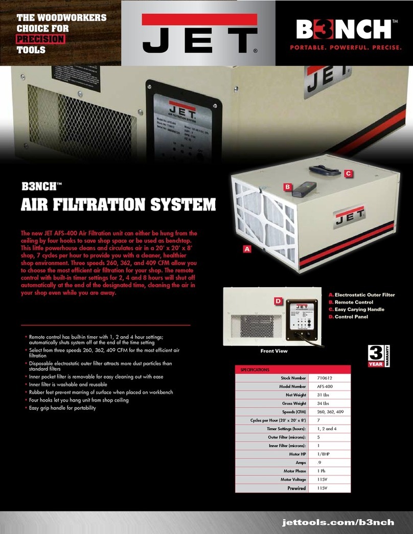 Jet AFS-400 Specifications