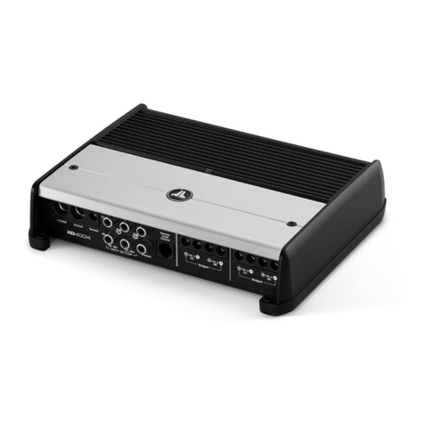 JL Audio XD400/4 owner's manual