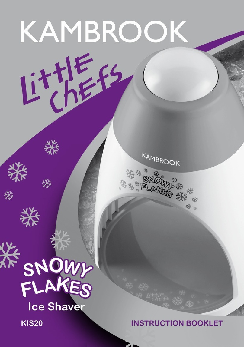 Kambrook LITTLE CHEFS KIS20 Instruction booklet