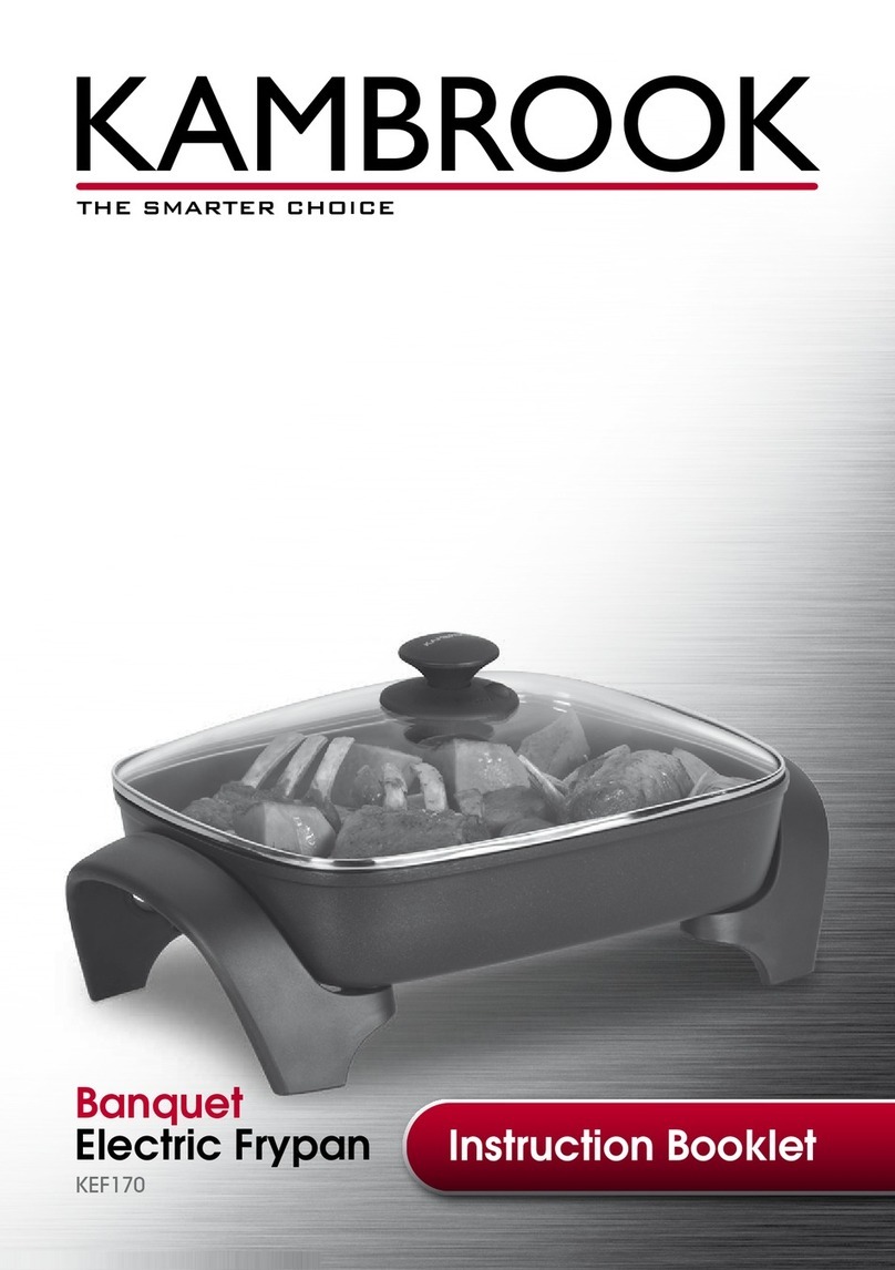 Kambrook BANQUET KEF170 Instruction booklet