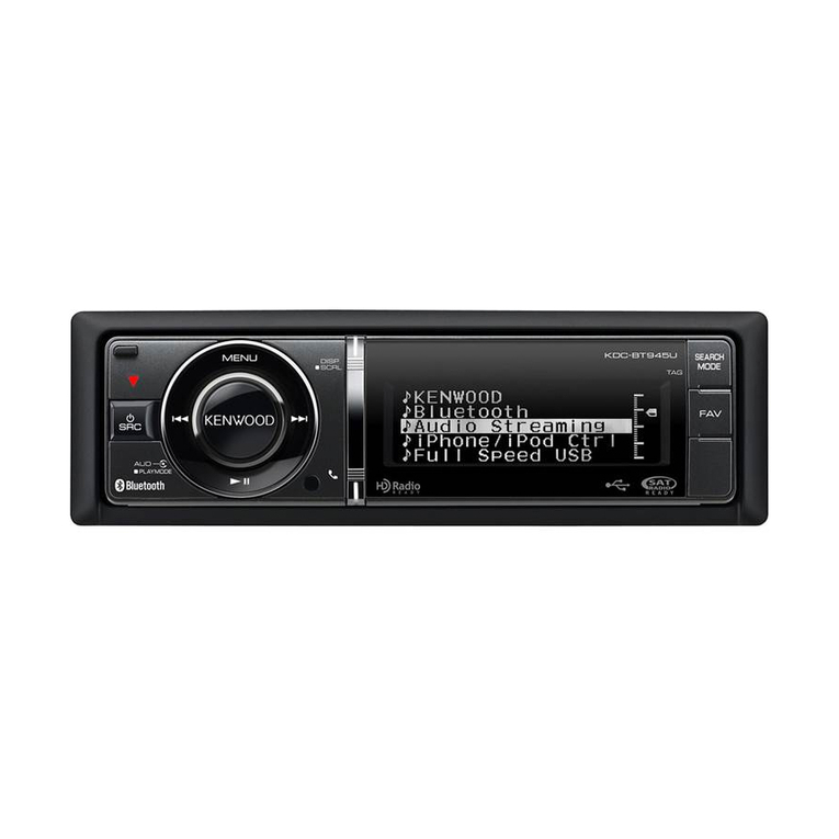 Kenwood KDC-BT945U instruction manual