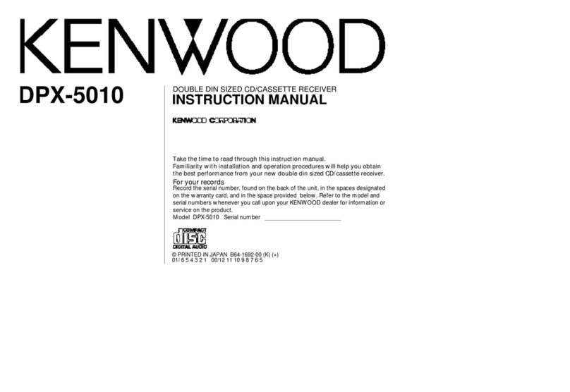 Kenwood DPX-5010 User manual
