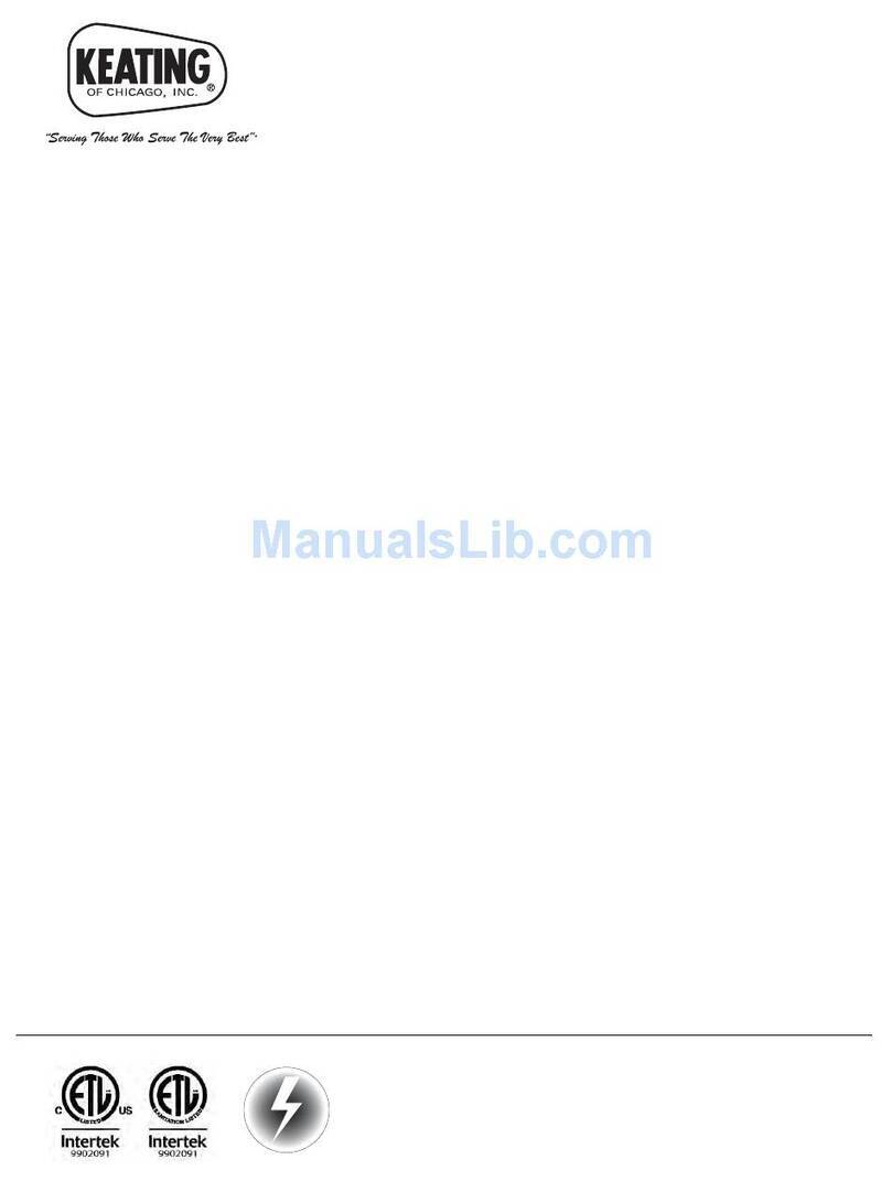 Keating Of Chicago Miraclean 2000 user manual
