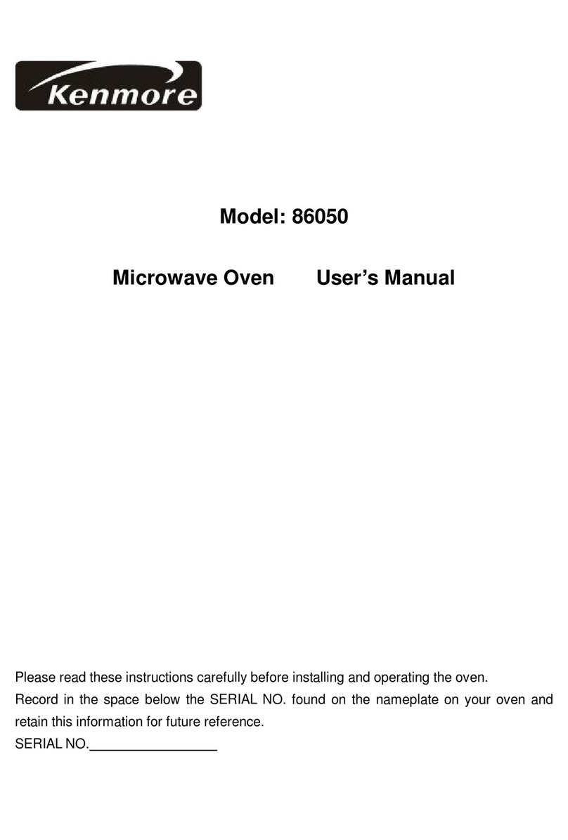 Kenmore 86050 user manual