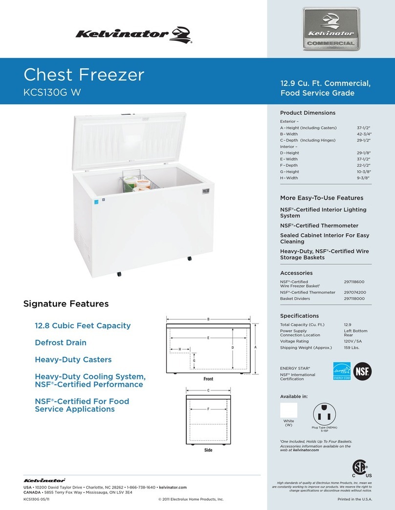 Kelvinator KCS130G W User manual