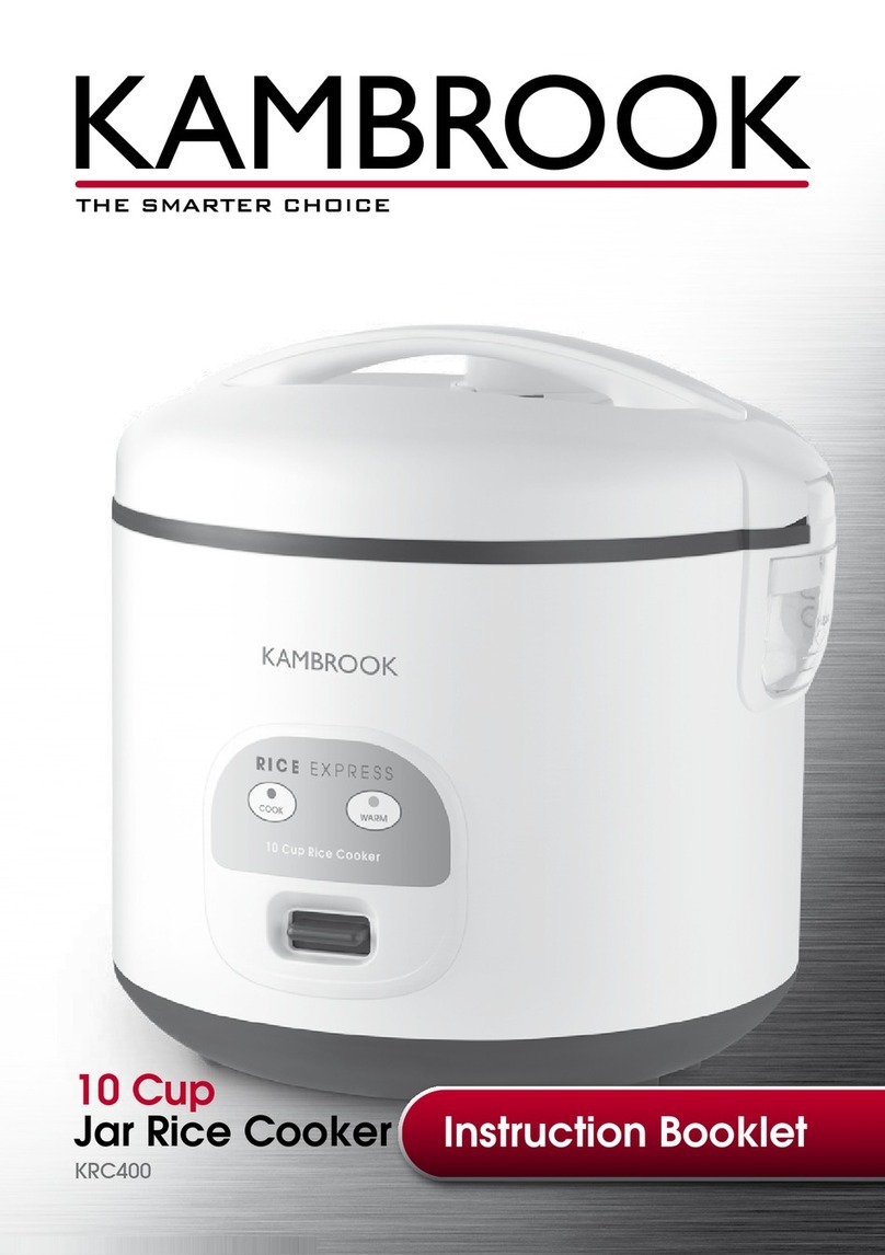Kambrook KRC400 Instruction booklet