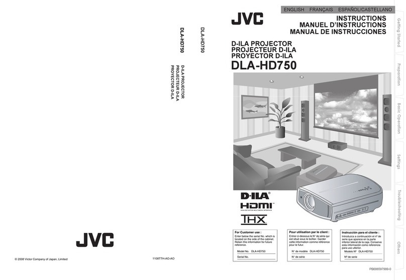 JVC DLA-HD750 User manual JVC DLA-HD750 User manual