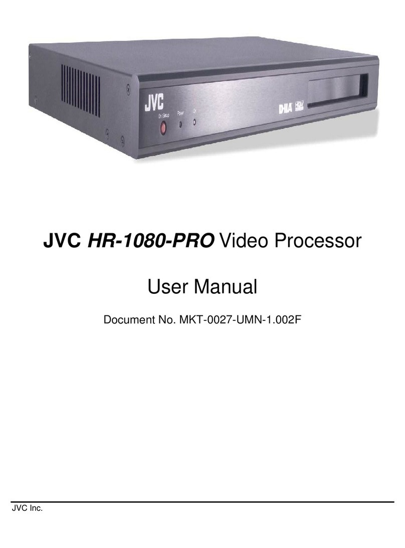 JVC HR-1080-PRO User manual