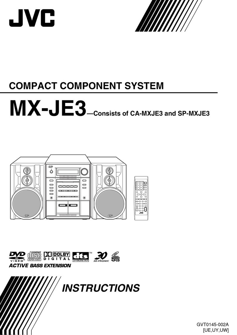 JVC CA-MXJE3 User manual