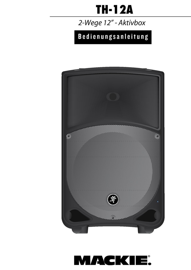 Mackie TH-12A Quick start guide
