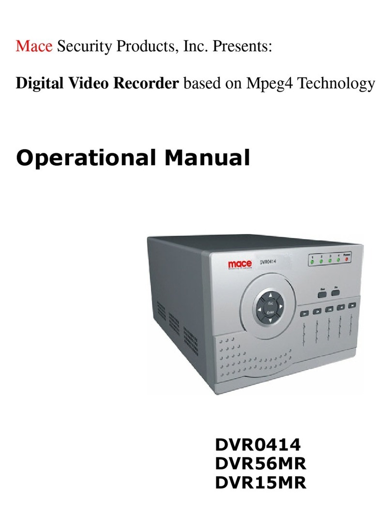 Mace DVR0414 Operational manual