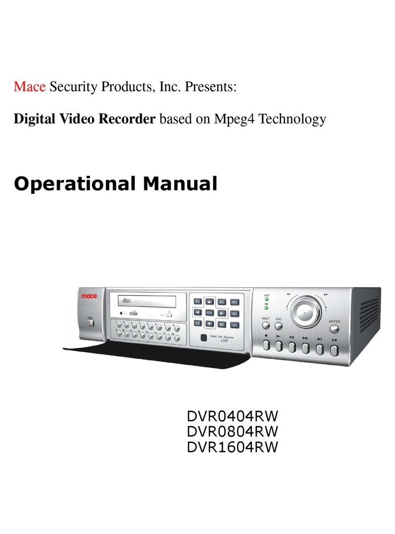 Mace DVR0404RW Quick start guide