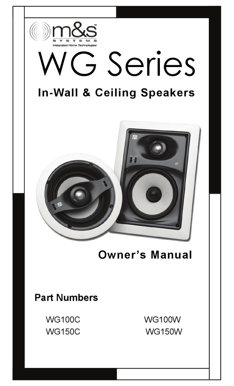M&S Systems WaveGuide WG100W owner's manual