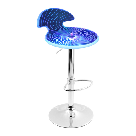 LumiSource SPYRA BAR STOOL BS-SPYRA User manual