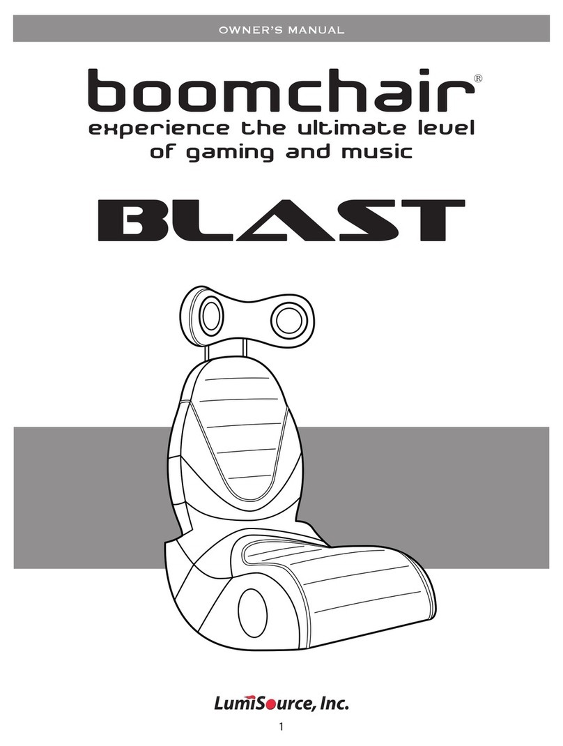 LumiSource Video Game Furniture User manual