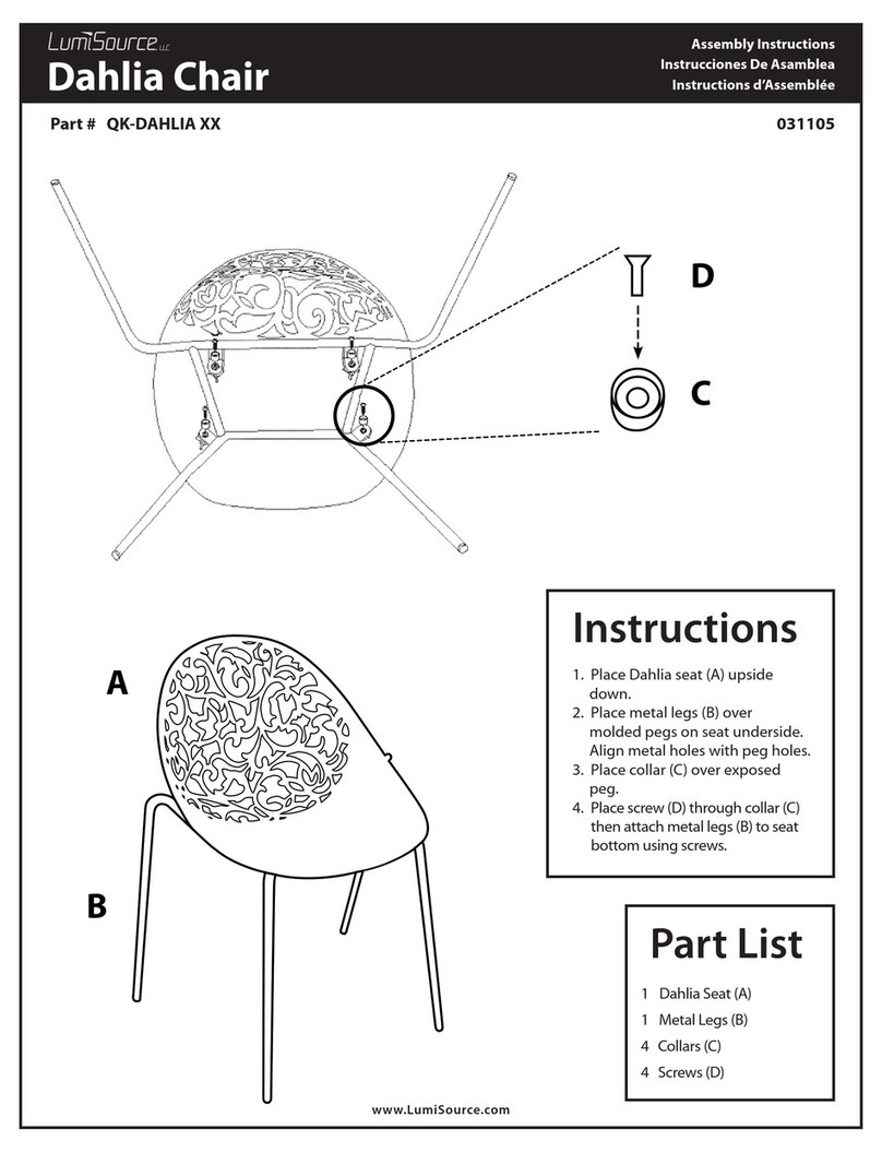 LumiSource 31105 Assembly instructions