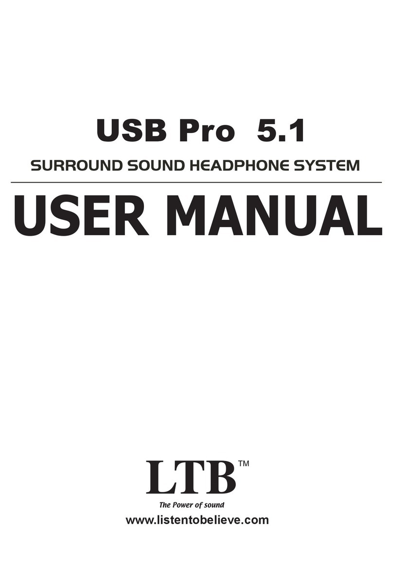 LTB Audio Systems 5.1 User manual LTB Audio Systems 5.1 User manual