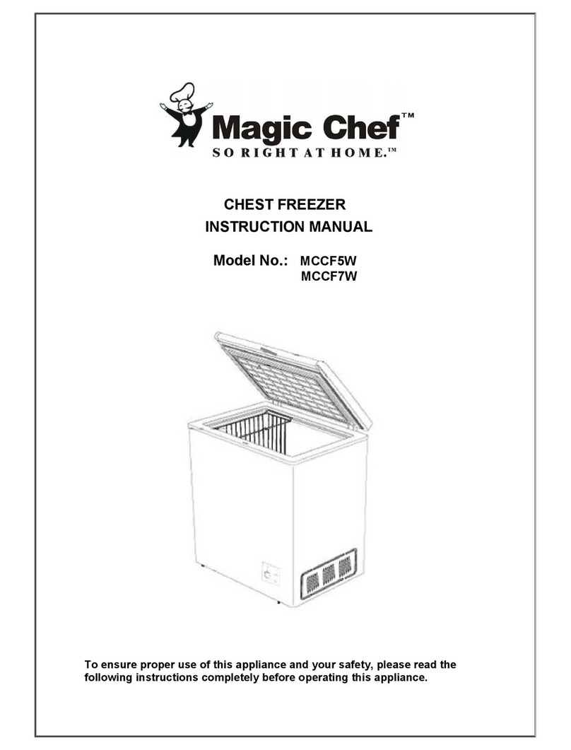 Magic Chef MCCF5W User manual Magic Chef MCCF5W User manual