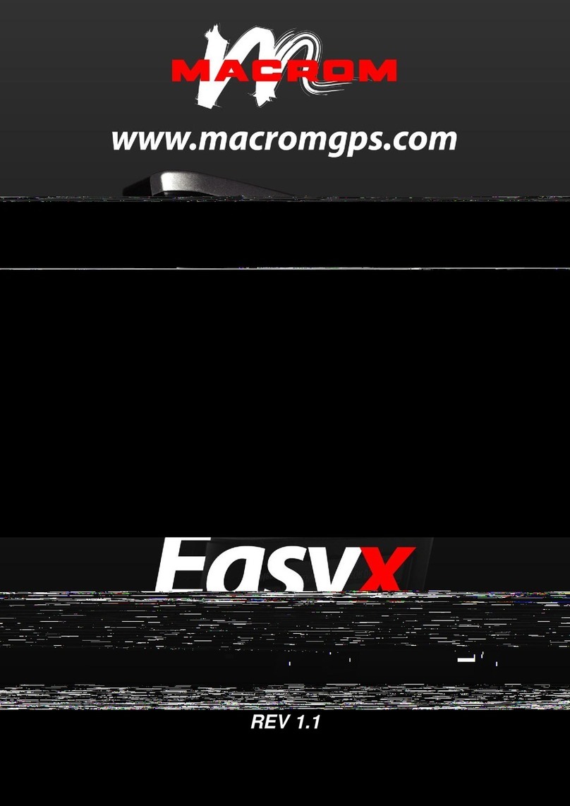Macrom Portable GPS Navigator User manual