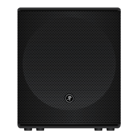 Mackie TH-18S user manual