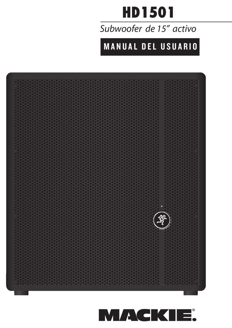 Mackie HD1501 Manual Del Usuario