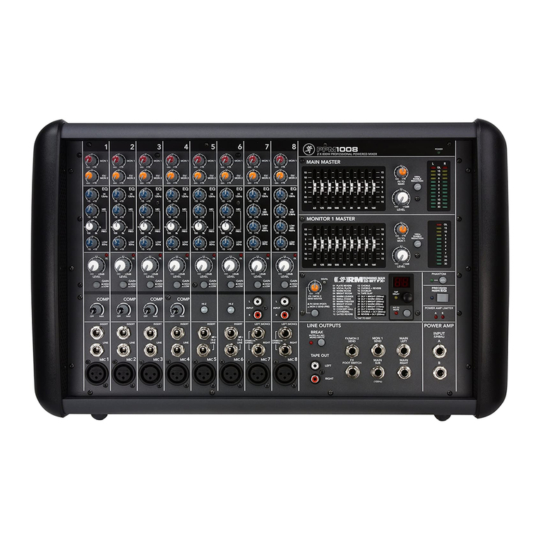 Mackie PPM1008 owner's manual